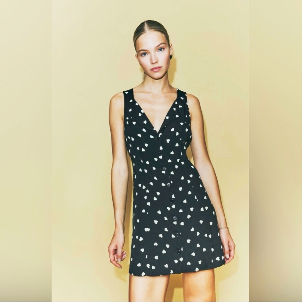 Reformation Rilynn Collection Luv It Button Up Mini Dress